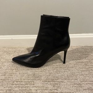 Nine West black leather boots